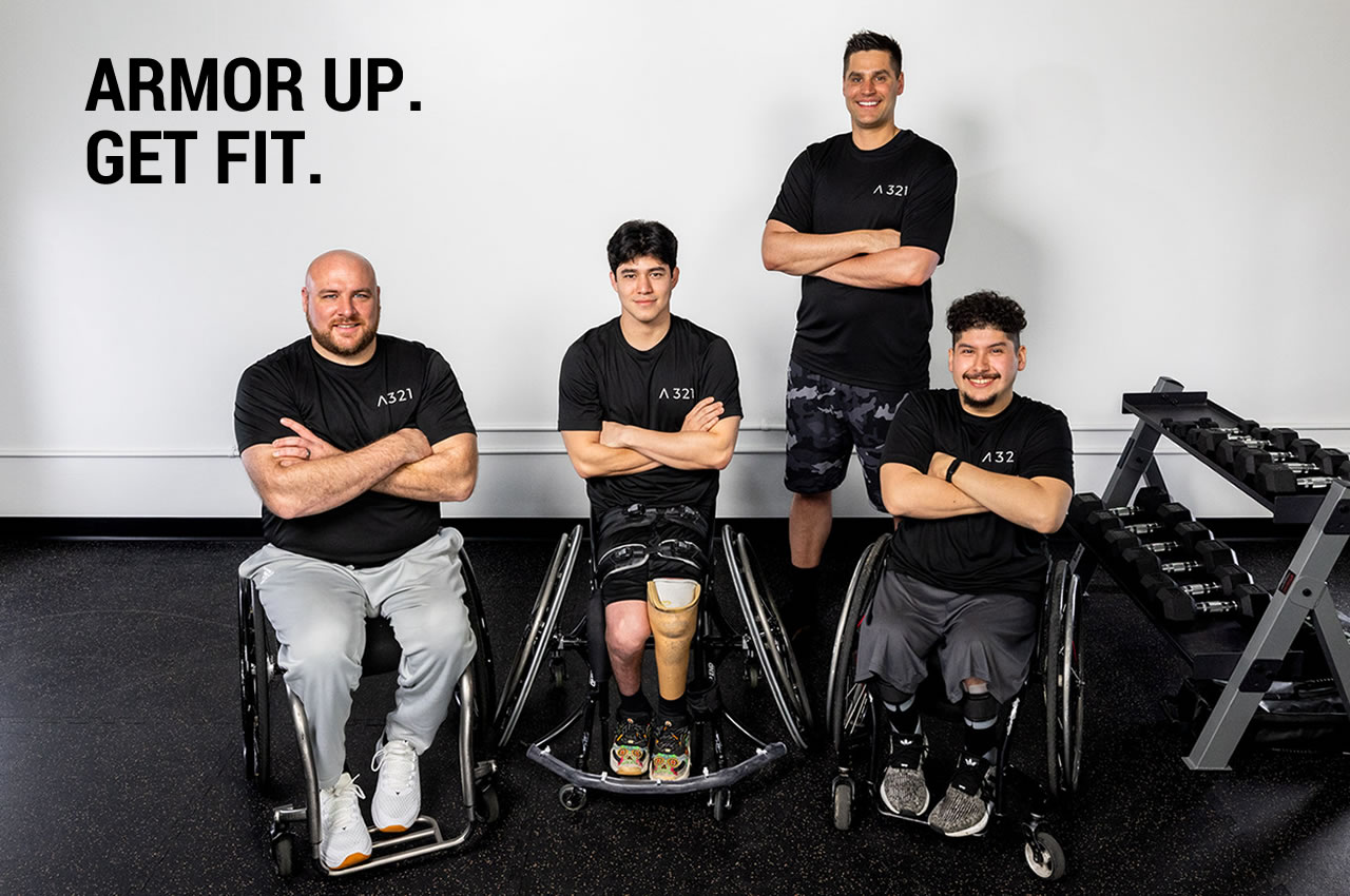 hero-small Armor Up. Get Fit. Picture of Team Armor.